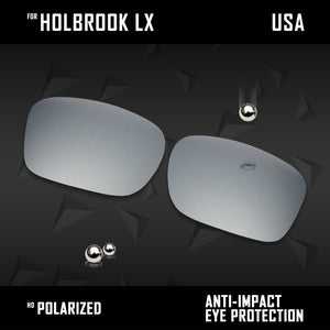 Anti Scratch Polarized Replacement Lenses for-Oakley Holbrook LX OO2048 Options