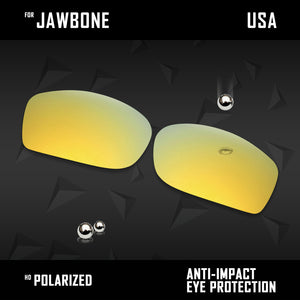 Anti Scratch Polarized Replacement Lenses for-Oakley Jawbone Options