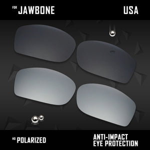 Anti Scratch Polarized Replacement Lenses for-Oakley Jawbone Options