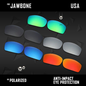 Anti Scratch Polarized Replacement Lenses for-Oakley Jawbone Options