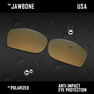 Anti Scratch Polarized Replacement Lenses for-Oakley Jawbone Options