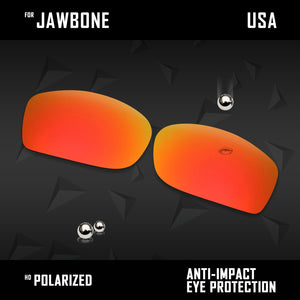 Anti Scratch Polarized Replacement Lenses for-Oakley Jawbone Options