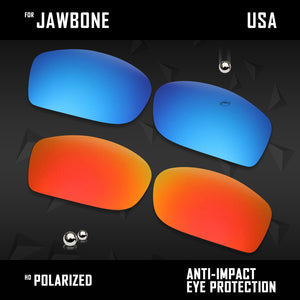 Anti Scratch Polarized Replacement Lenses for-Oakley Jawbone Options