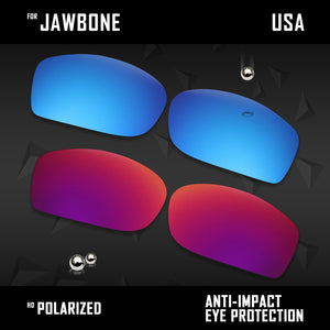 Anti Scratch Polarized Replacement Lenses for-Oakley Jawbone Options