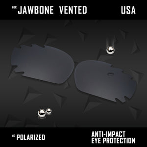 Anti Scratch Polarized Replacement Lenses for-Oakley Jawbone Vented Options