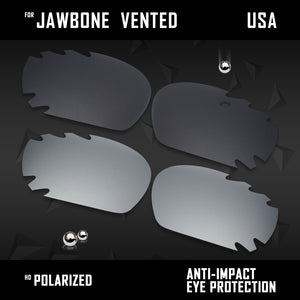 Anti Scratch Polarized Replacement Lenses for-Oakley Jawbone Vented Options