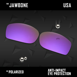 Anti Scratch Polarized Replacement Lenses for-Oakley Jawbone Options