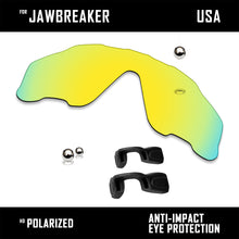 Load image into Gallery viewer, Anti Scratch Polarized Replacement Lens&amp;Rubber Kits for-Oakley Jawbreaker OO9290