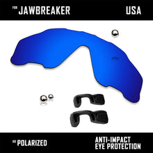 Load image into Gallery viewer, Anti Scratch Polarized Replacement Lens&amp;Rubber Kits for-Oakley Jawbreaker OO9290