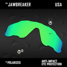 Load image into Gallery viewer, Anti Scratch Polarized Replacement Lenses for-Oakley Jawbreaker OO9290 Options