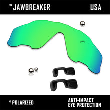 Load image into Gallery viewer, Anti Scratch Polarized Replacement Lens&amp;Rubber Kits for-Oakley Jawbreaker OO9290