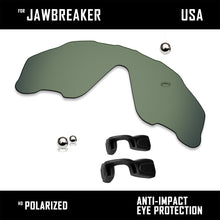 Load image into Gallery viewer, Anti Scratch Polarized Replacement Lens&amp;Rubber Kits for-Oakley Jawbreaker OO9290