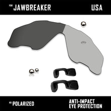 Load image into Gallery viewer, Anti Scratch Polarized Replacement Lens&amp;Rubber Kits for-Oakley Jawbreaker OO9290