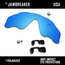 Load image into Gallery viewer, Anti Scratch Polarized Replacement Lens&amp;Rubber Kits for-Oakley Jawbreaker OO9290
