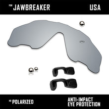 Load image into Gallery viewer, Anti Scratch Polarized Replacement Lens&amp;Rubber Kits for-Oakley Jawbreaker OO9290