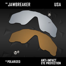 Load image into Gallery viewer, Anti Scratch Polarized Replacement Lenses for-Oakley Jawbreaker OO9290 Options