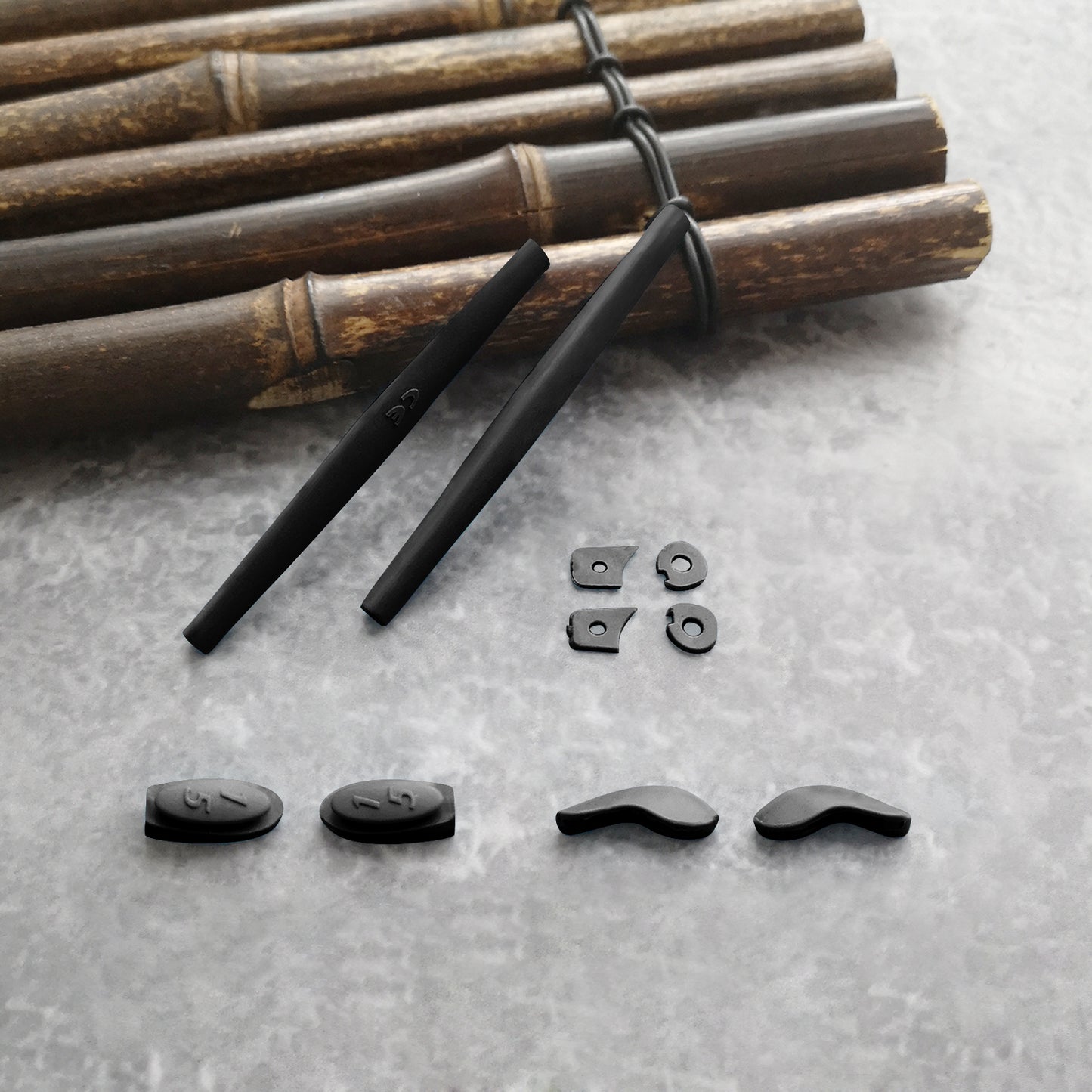 LensOcean EarSocks&Nose Pads Replacement Rubber Kit for-Oakley Juilet-Options