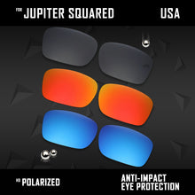 Load image into Gallery viewer, Anti Scratch Polarized Replacement Lenses for-Oakley Jupiter Squared OO9135 Opt
