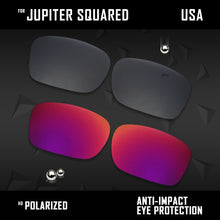 Load image into Gallery viewer, Anti Scratch Polarized Replacement Lenses for-Oakley Jupiter Squared OO9135 Opt