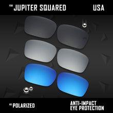 Load image into Gallery viewer, Anti Scratch Polarized Replacement Lenses for-Oakley Jupiter Squared OO9135 Opt