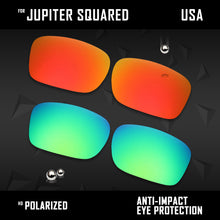 Load image into Gallery viewer, Anti Scratch Polarized Replacement Lenses for-Oakley Jupiter Squared OO9135 Opt