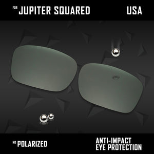 Anti Scratch Polarized Replacement Lenses for-Oakley Jupiter Squared OO9135 Opt