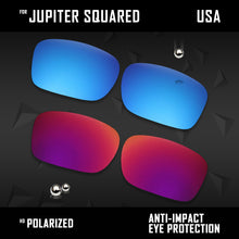 Load image into Gallery viewer, Anti Scratch Polarized Replacement Lenses for-Oakley Jupiter Squared OO9135 Opt