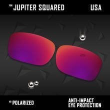 Load image into Gallery viewer, Anti Scratch Polarized Replacement Lenses for-Oakley Jupiter Squared OO9135 Opt