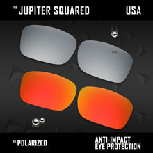 Load image into Gallery viewer, Anti Scratch Polarized Replacement Lenses for-Oakley Jupiter Squared OO9135 Opt