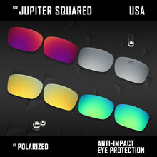 Load image into Gallery viewer, Anti Scratch Polarized Replacement Lenses for-Oakley Jupiter Squared OO9135 Opt