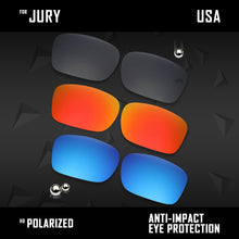 Load image into Gallery viewer, Anti Scratch Polarized Replacement Lenses for-Oakley Jury OO4045 Options