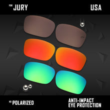 Load image into Gallery viewer, Anti Scratch Polarized Replacement Lenses for-Oakley Jury OO4045 Options