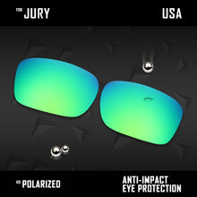 Load image into Gallery viewer, Anti Scratch Polarized Replacement Lenses for-Oakley Jury OO4045 Options