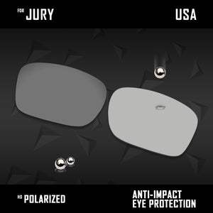 Anti Scratch Polarized Replacement Lenses for-Oakley Jury OO4045 Options
