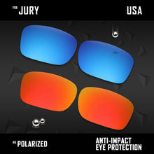 Load image into Gallery viewer, Anti Scratch Polarized Replacement Lenses for-Oakley Jury OO4045 Options