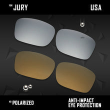 Load image into Gallery viewer, Anti Scratch Polarized Replacement Lenses for-Oakley Jury OO4045 Options