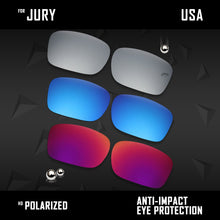Load image into Gallery viewer, Anti Scratch Polarized Replacement Lenses for-Oakley Jury OO4045 Options