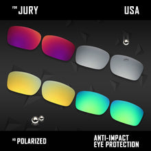Load image into Gallery viewer, Anti Scratch Polarized Replacement Lenses for-Oakley Jury OO4045 Options