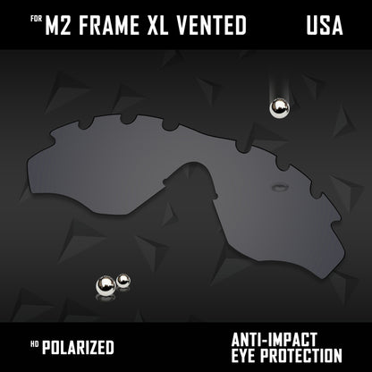 Anti Scratch Polarized Replacement Lens for-Oakley M2 Frame XL Vented OO9343 Opt