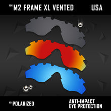 Load image into Gallery viewer, Anti Scratch Polarized Replacement Lens for-Oakley M2 Frame XL Vented OO9343 Opt