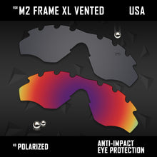 Load image into Gallery viewer, Anti Scratch Polarized Replacement Lens for-Oakley M2 Frame XL Vented OO9343 Opt