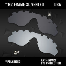 Load image into Gallery viewer, Anti Scratch Polarized Replacement Lens for-Oakley M2 Frame XL Vented OO9343 Opt