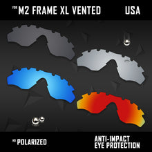 Load image into Gallery viewer, Anti Scratch Polarized Replacement Lens for-Oakley M2 Frame XL Vented OO9343 Opt