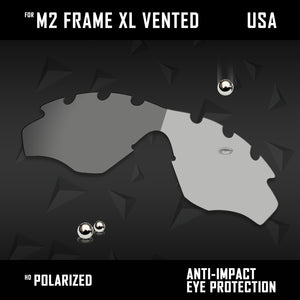 Anti Scratch Polarized Replacement Lens for-Oakley M2 Frame XL Vented OO9343 Opt