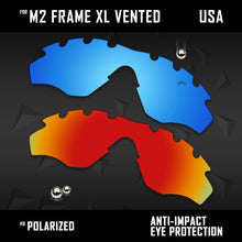 Load image into Gallery viewer, Anti Scratch Polarized Replacement Lens for-Oakley M2 Frame XL Vented OO9343 Opt