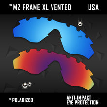 Load image into Gallery viewer, Anti Scratch Polarized Replacement Lens for-Oakley M2 Frame XL Vented OO9343 Opt