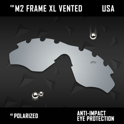 Anti Scratch Polarized Replacement Lens for-Oakley M2 Frame XL Vented OO9343 Opt