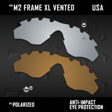 Load image into Gallery viewer, Anti Scratch Polarized Replacement Lens for-Oakley M2 Frame XL Vented OO9343 Opt