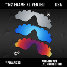 Load image into Gallery viewer, Anti Scratch Polarized Replacement Lens for-Oakley M2 Frame XL Vented OO9343 Opt