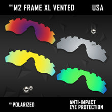 Load image into Gallery viewer, Anti Scratch Polarized Replacement Lens for-Oakley M2 Frame XL Vented OO9343 Opt